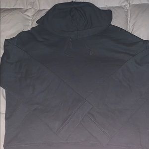 Army green long opened sleeve